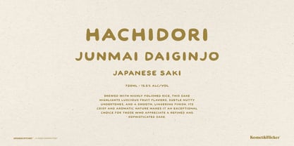 Japanese Kitchen Font Poster 5