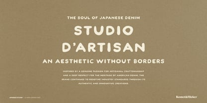 Japanese Kitchen Font Poster 12