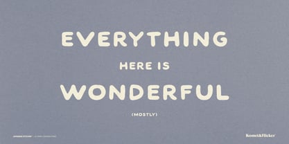 Japanese Kitchen Font Poster 7