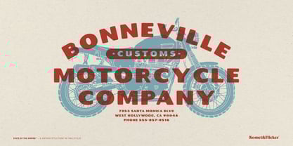 State of the Empire Font Poster 2