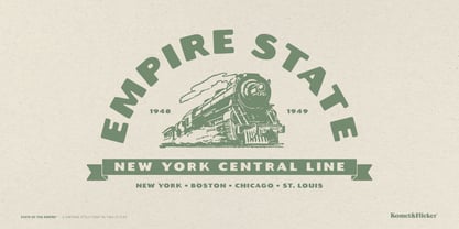 State of the Empire Font Poster 7