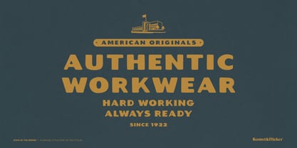 State of the Empire Font Poster 6