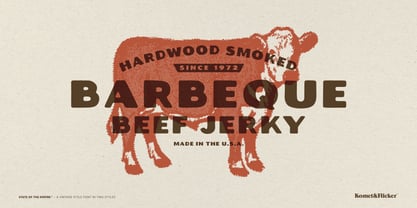 State of the Empire Font Poster 9