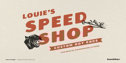 State of the Empire Font Poster 5