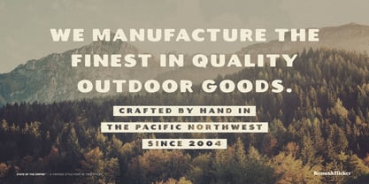 State of the Empire Font Poster 4