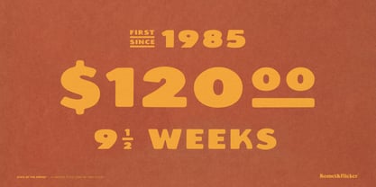 State of the Empire Font Poster 8