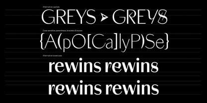 Apoc Sans Font Poster 4