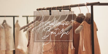 Trimeira Signature Font Poster 7