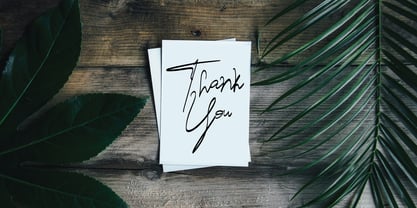 Trimeira Signature Font Poster 10