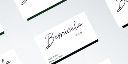 Trimeira Signature Font Poster 5
