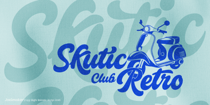 Relastic Script Font Poster 3