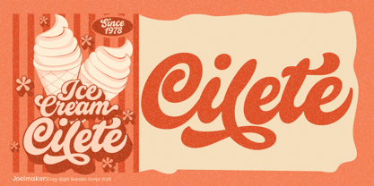 Relastic Script Font Poster 4