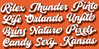 Relastic Script Font Poster 10