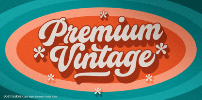 Relastic Script Font Poster 6