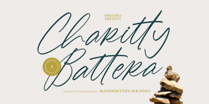 Charitty Battera Font Poster 1