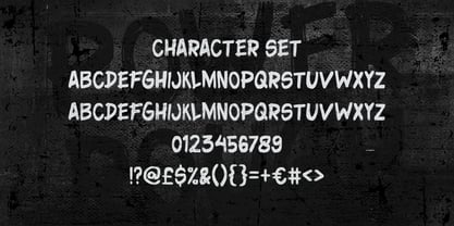 Power Rough Font Poster 5
