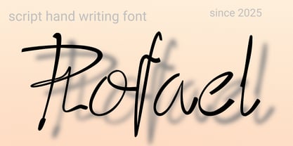 Rofael Font Poster 1