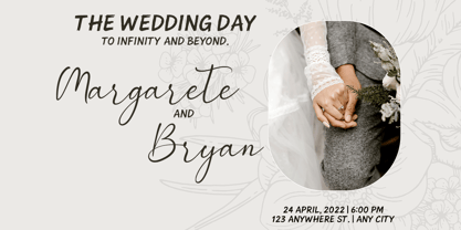 Estoria Talking Script Font Poster 5