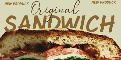 Estoria Talking Script Font Poster 2