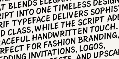 Estoria Talking Script Font Poster 6