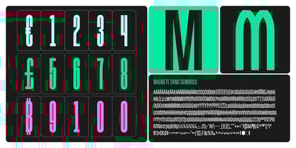 Magnete Sans Font Poster 15