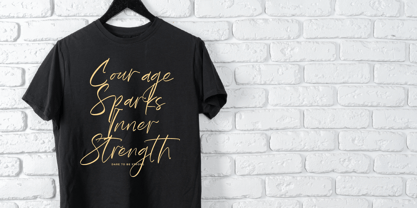 September Butters Font Poster 2