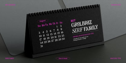MIT Grolbraz Font Poster 12