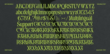 MIT Grolbraz Font Poster 15