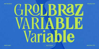MIT Grolbraz Font Poster 2