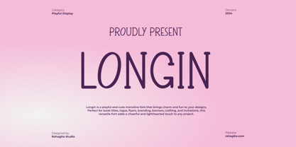 Longin Font Poster 1