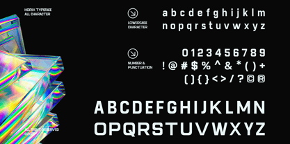 IT Horix Font Poster 3