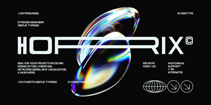 IT Horix Font Poster 1