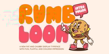Rumbloon Font Poster 1