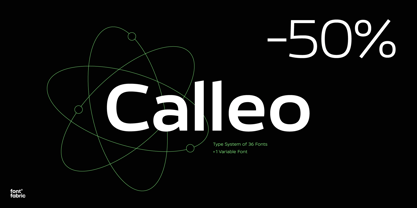 Calleo Font Poster 1
