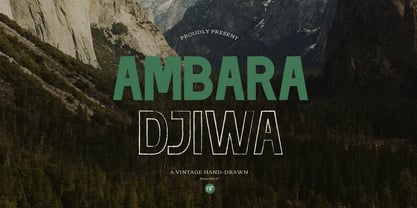Ambara Djiwa Font Poster 1