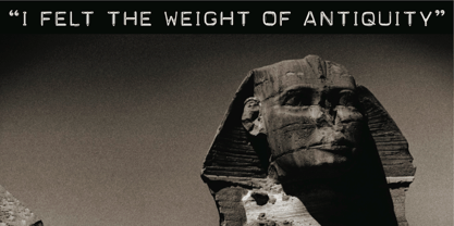 Carbon Steel Font Poster 4