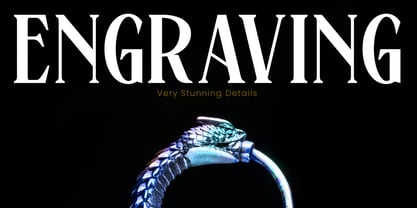 Hollow Thriller Font Poster 13