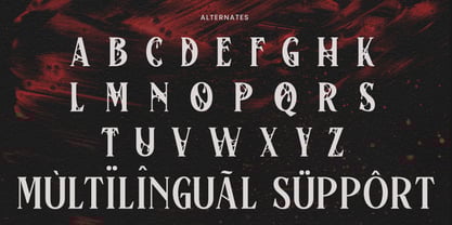 Hollow Thriller Font Poster 10