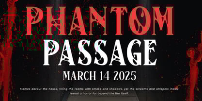 Hollow Thriller Font Poster 8