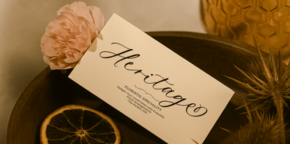 Dearly Heart Font Poster 2