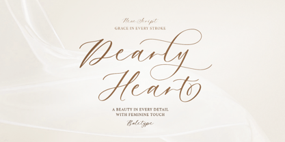 Dearly Heart Font Poster 1