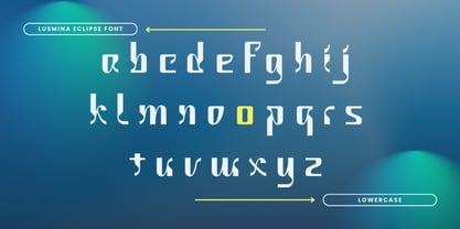Lusmina Eclipse Font Poster 6