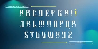 Lusmina Eclipse Font Poster 5