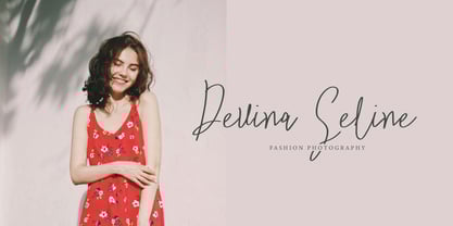 Florastina Signature Font Poster 2