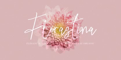 Florastina Signature Font Poster 1