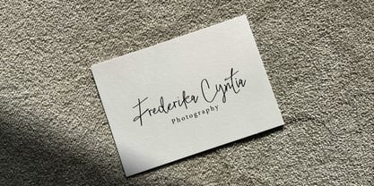 Florastina Signature Font Poster 8