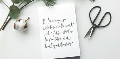 Florastina Signature Font Poster 7