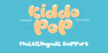Kiddo pop Font Poster 3