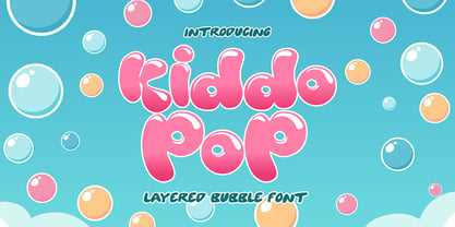 Kiddo pop Font Poster 1