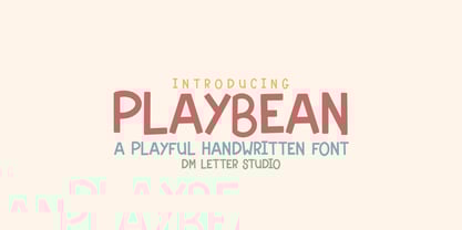 Playbean Font Poster 1